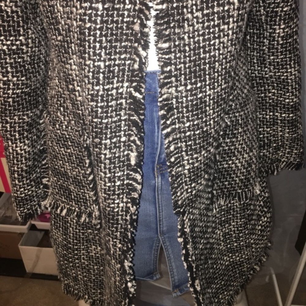 Tweed duster type coat